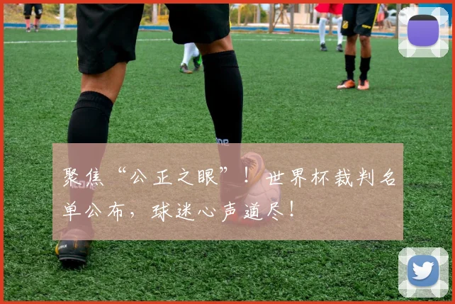 聚焦“公正之眼”！世界杯裁判名单公布，球迷心声道尽！